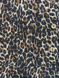 پلنگی روشن N008 Printed 3-Button Shirt