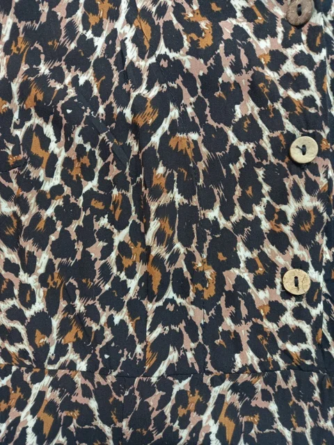 پلنگی روشن N008 Printed 3-Button Shirt