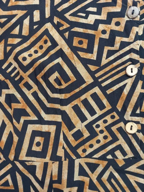 مشکی نخدیN008 Printed 3-Button Shirt