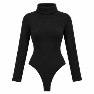 بادی آستین بلند زنانه یقه اسکی فانریپ  مدل F021 102680520