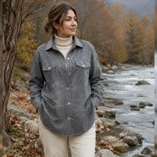 مانتو زنانه مدل مخمل کبریتی 102362540