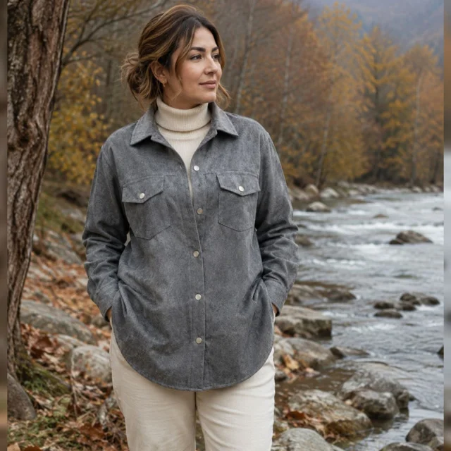 مانتو زنانه مدل مخمل کبریتی 102362540
