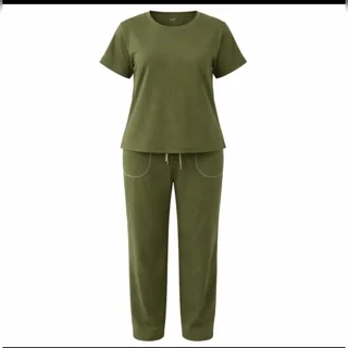 ست تی شرت و شلوار راحتی زنانه مدل T021 101748283